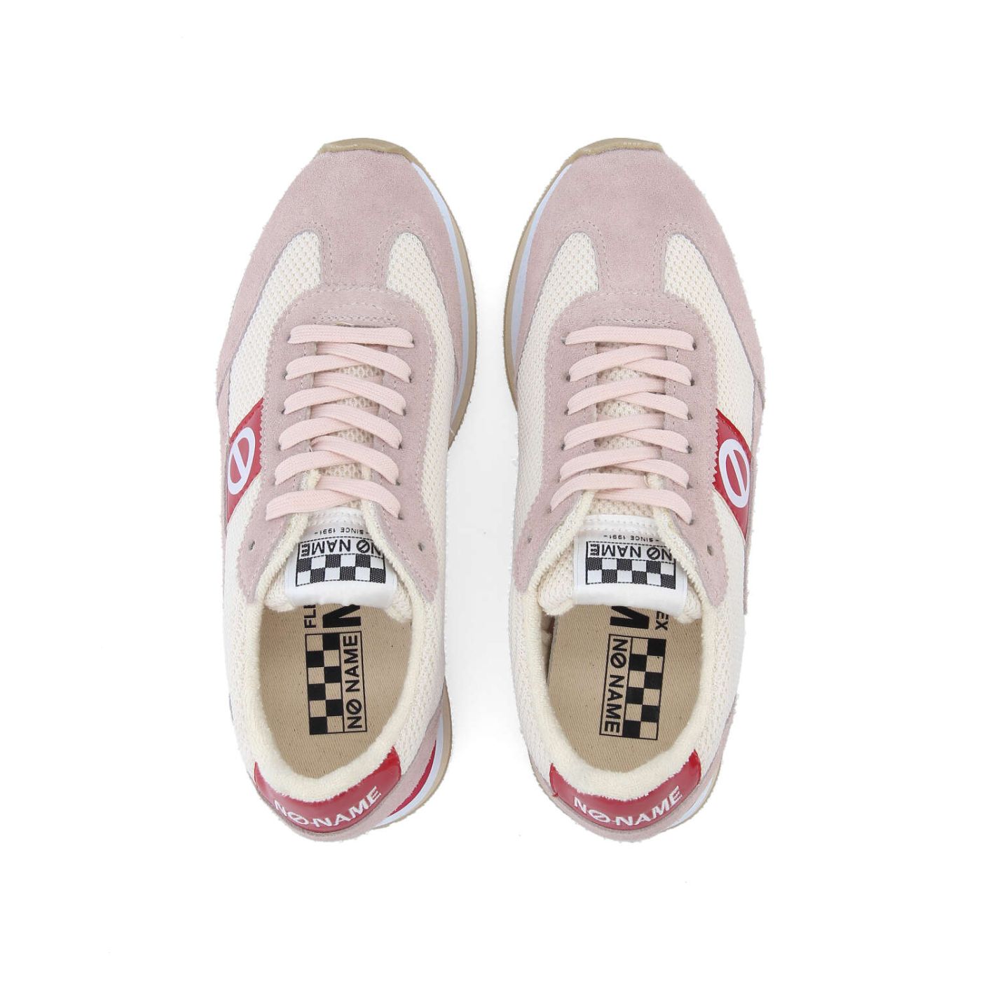 FLEX M JOGGER W - SDE/LINK.M/PAT - PALE PINK/OFF WHITE/RED